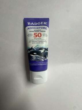 Badger Reef-safe mineral sunscreen , SPF 50, 2.9 fl oz